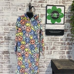 KidTopia Multicolor Smiley Hooded night gown 10/12